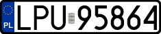 License plates of Poland, Regular car plates
