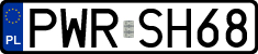 License plates of Poland, Regular car plates