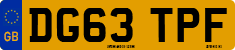 License plate of the United Kingdom, 2001 year system
