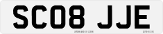 License plate of the United Kingdom, 2001 year system