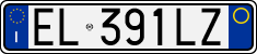 License plate of Italy, Cars (1994 year series)
