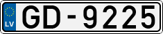 License plate of Latvia, Regular car plates
