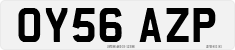 License plate of the United Kingdom, 2001 year system