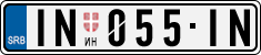 License plate of Serbia, Cars