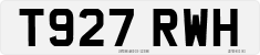License plate of the United Kingdom, 1983 year system