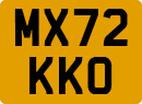 License plate of the United Kingdom, 2001 year system