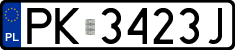 License plates of Poland, Regular car plates