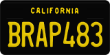 California, Vanity Plates