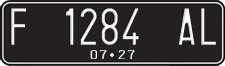 License plate of Indonesia, Regular plates