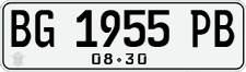 License plate of Indonesia, Regular plates