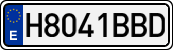 License plates of Spain, Specialty plates