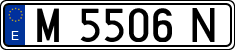 License plates of Spain, 1971 year series