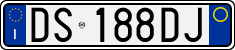 License plate of Italy, Cars (1994 year series)