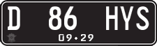 License plate of Indonesia, Regular plates