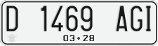 License plate of Indonesia, Regular plates