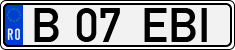 License plate of Romania, Regular plates