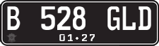License plate of Indonesia, Regular plates