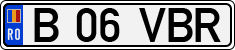 License plate of Romania, Regular plates