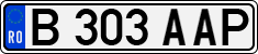 License plate of Romania, Regular plates