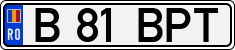 License plate of Romania, Regular plates