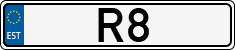 License plate of Estonia, Vanity Plates