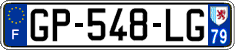 French license plate, SIV (ordinary)