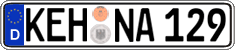 German license plate, Regular plates