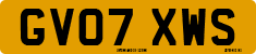 License plate of the United Kingdom, 2001 year system