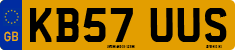 License plate of the United Kingdom, 2001 year system