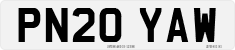 License plate of the United Kingdom, 2001 year system