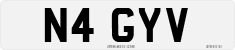 License plate of the United Kingdom, 1983 year system