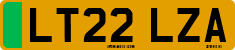 License plate of the United Kingdom, 2001 year system