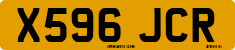License plate of the United Kingdom, 1983 year system