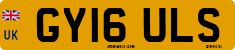 License plate of the United Kingdom, 2001 year system