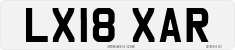 License plate of the United Kingdom, 2001 year system