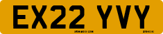 License plate of the United Kingdom, 2001 year system
