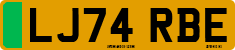 License plate of the United Kingdom, 2001 year system