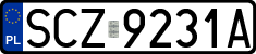 License plates of Poland, Regular car plates