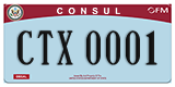 Federal license plates, Diplomatic