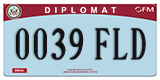 Federal license plates, Diplomatic (United Nations)