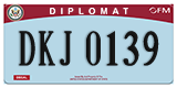 Federal license plates, Diplomatic