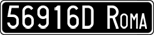 License plate of Italy, Cars (1927 year series)