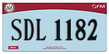 Federal license plates, Diplomatic