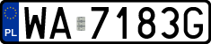 License plates of Poland, Regular car plates