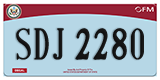 Federal license plates, Diplomatic