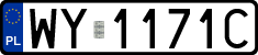 License plates of Poland, Regular car plates