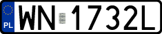 License plates of Poland, Regular car plates