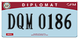 Federal license plates, Diplomatic