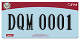 Federal license plates, Diplomatic