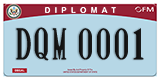 Federal license plates, Diplomatic